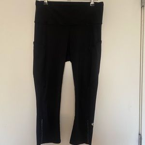 Lululemon Black Cropped Leggings